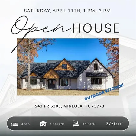 $615,000 | 543 Private Road 6305, Mineola, TX 75773