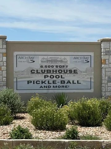 a view of a sign board