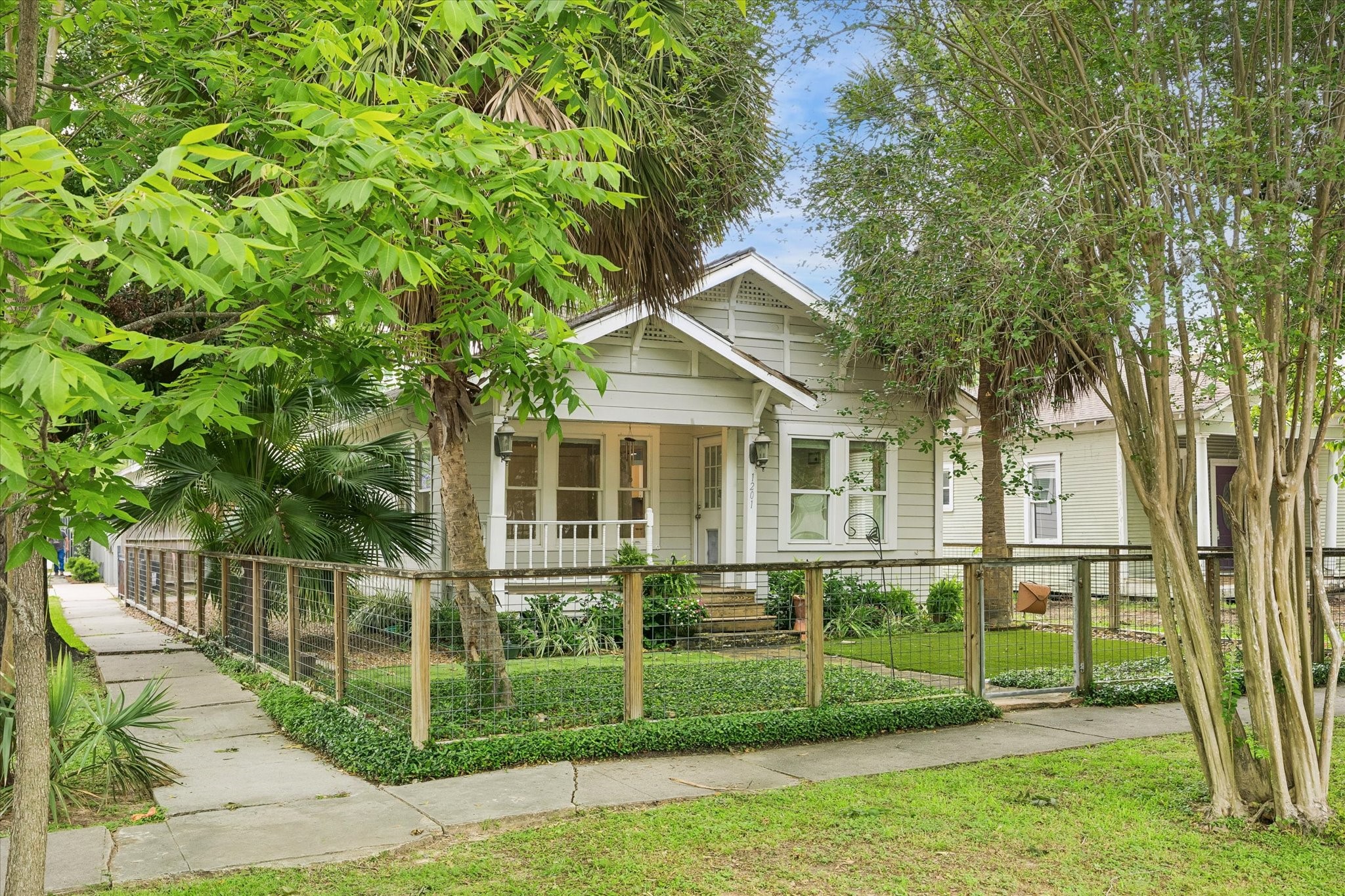 1201 Tulane Street Houston, TX 77008 - Photo 3 of 31 This super cute 1930s Craftsman is ready for easy Height’s living. Walk to pubs, restaurants, parks, eclectic shopping, and the local arts scene you’ll love exploring, then come home to a fully fenced corner lot with timeless bungalow charm.