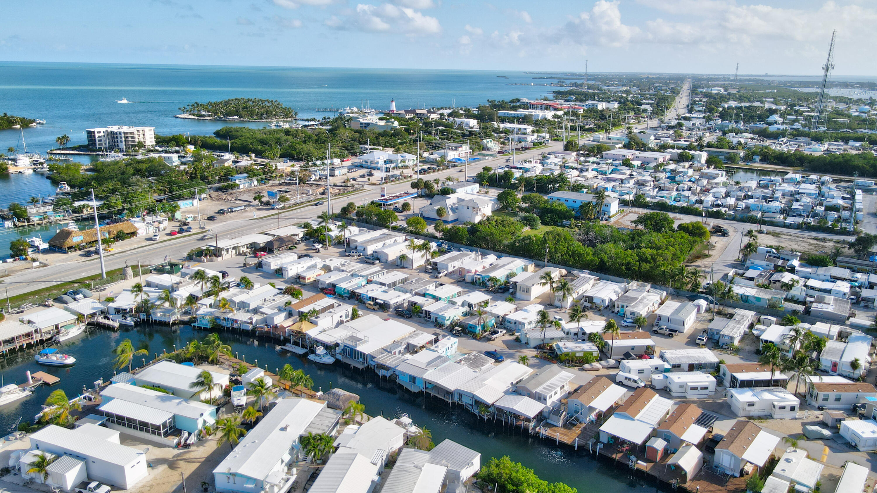1361 Overseas Highway, Unit E11 Marathon, FL 33050 - Photo 15 of 46 an aerial view of residential houses with outdoor space