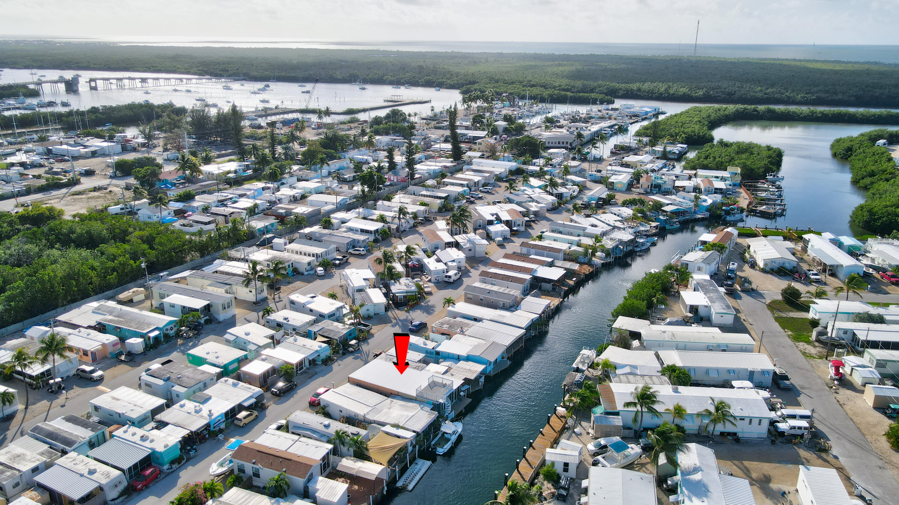 1361 Overseas Highway, Unit E11 Marathon, FL 33050 - Photo 7 of 46 an aerial view of a city