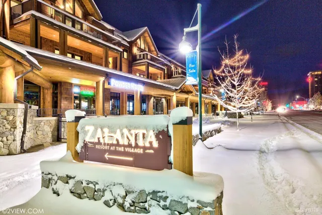 a front view of a building