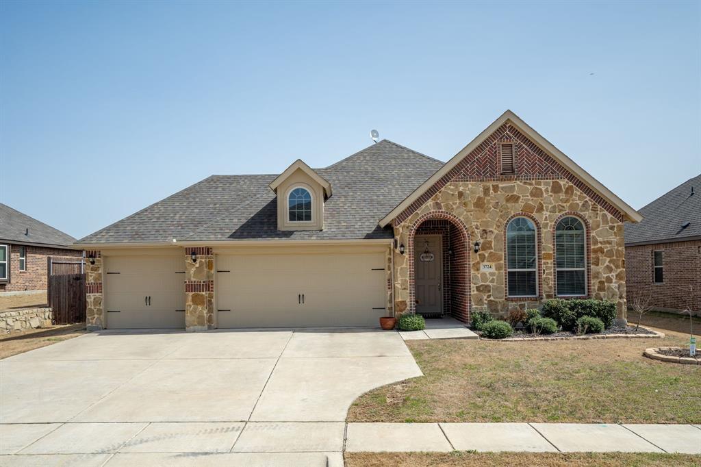 3724 Ranchers Ridge Krum, TX 76249 - Photo 1 of 32 a view of a house with a yard