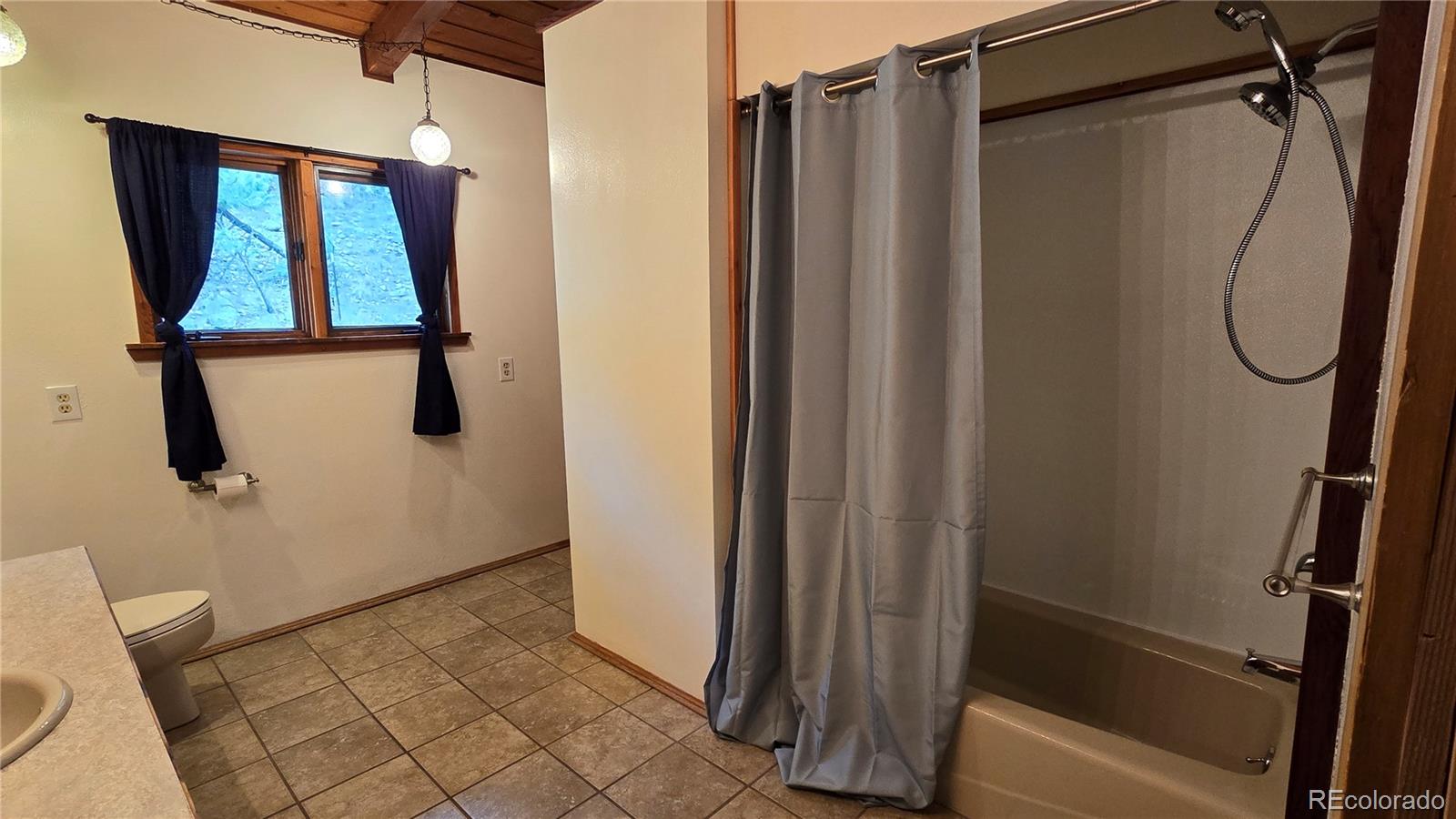 Undisclosed Address Nathrop, CO 81236 - Photo 20 of 50 a bathroom with a shower and a window