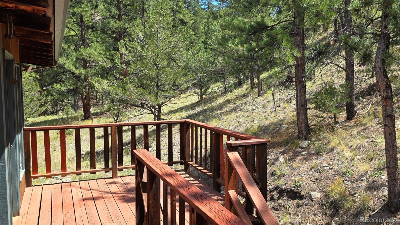 Undisclosed Address Nathrop, CO 81236 - Photo 48 of 50 a view of balcony with wooden floor and fence