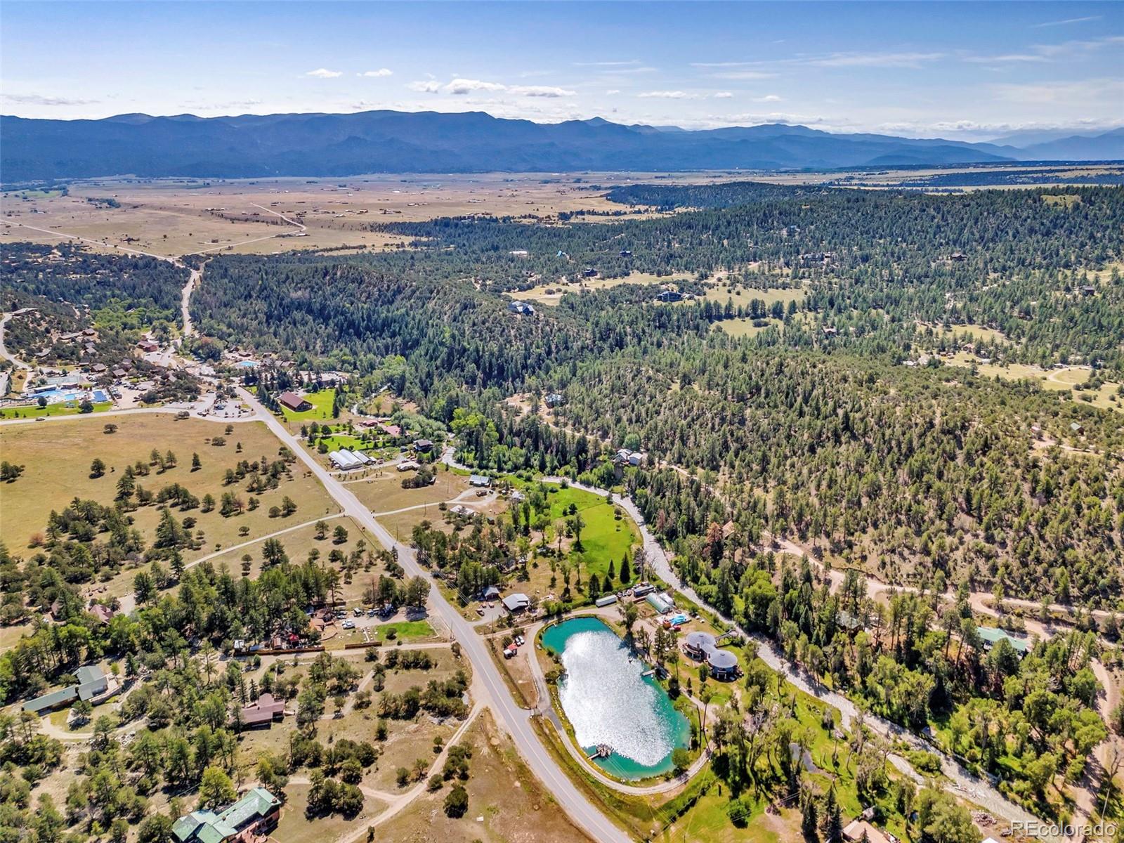 Undisclosed Address Nathrop, CO 81236 - Photo 10 of 50 a view of a city with a mountain