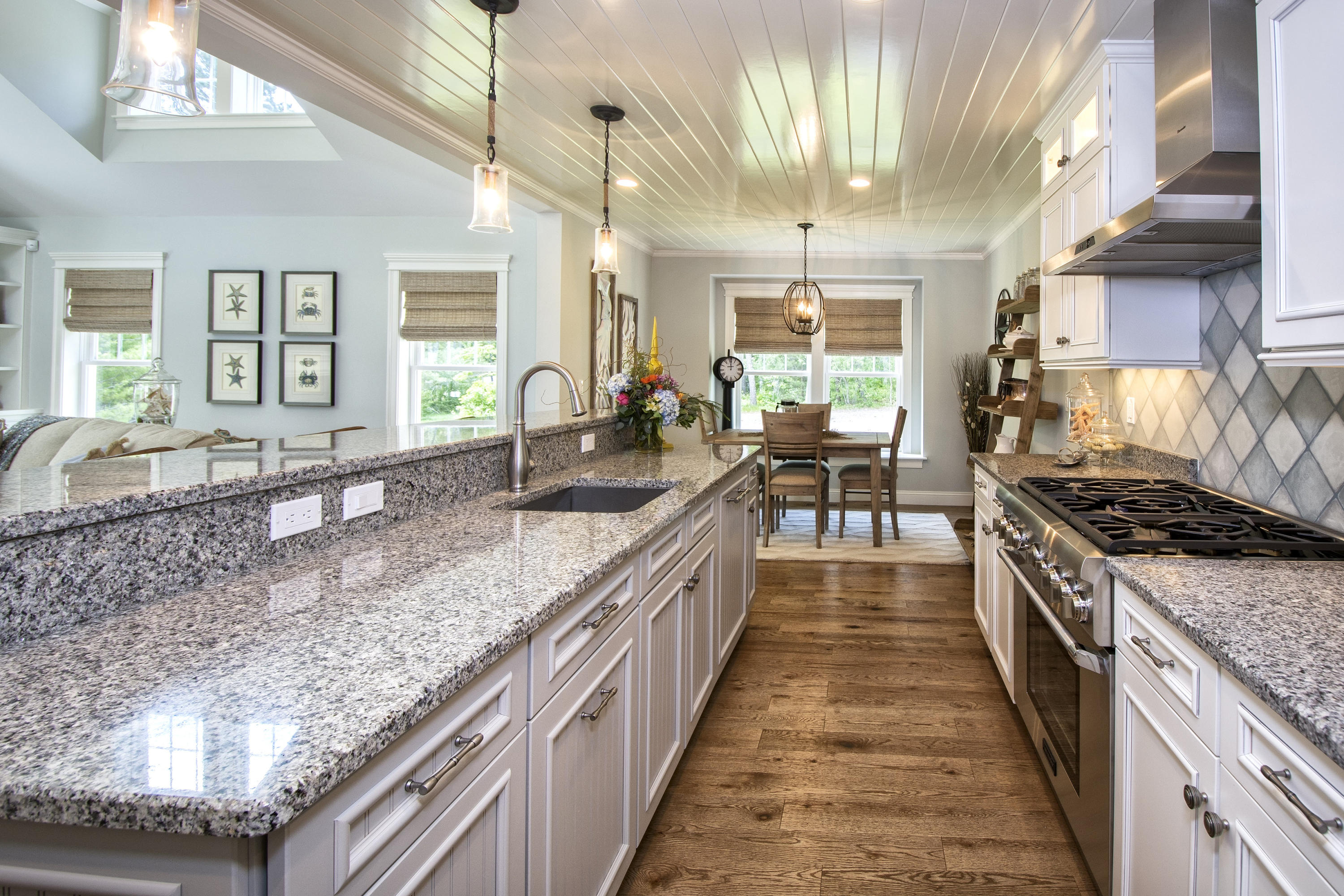 2 Cobblestone Circle Mashpee, MA 02649 - Photo 8 of 34 a large kitchen with kitchen island a large window in it