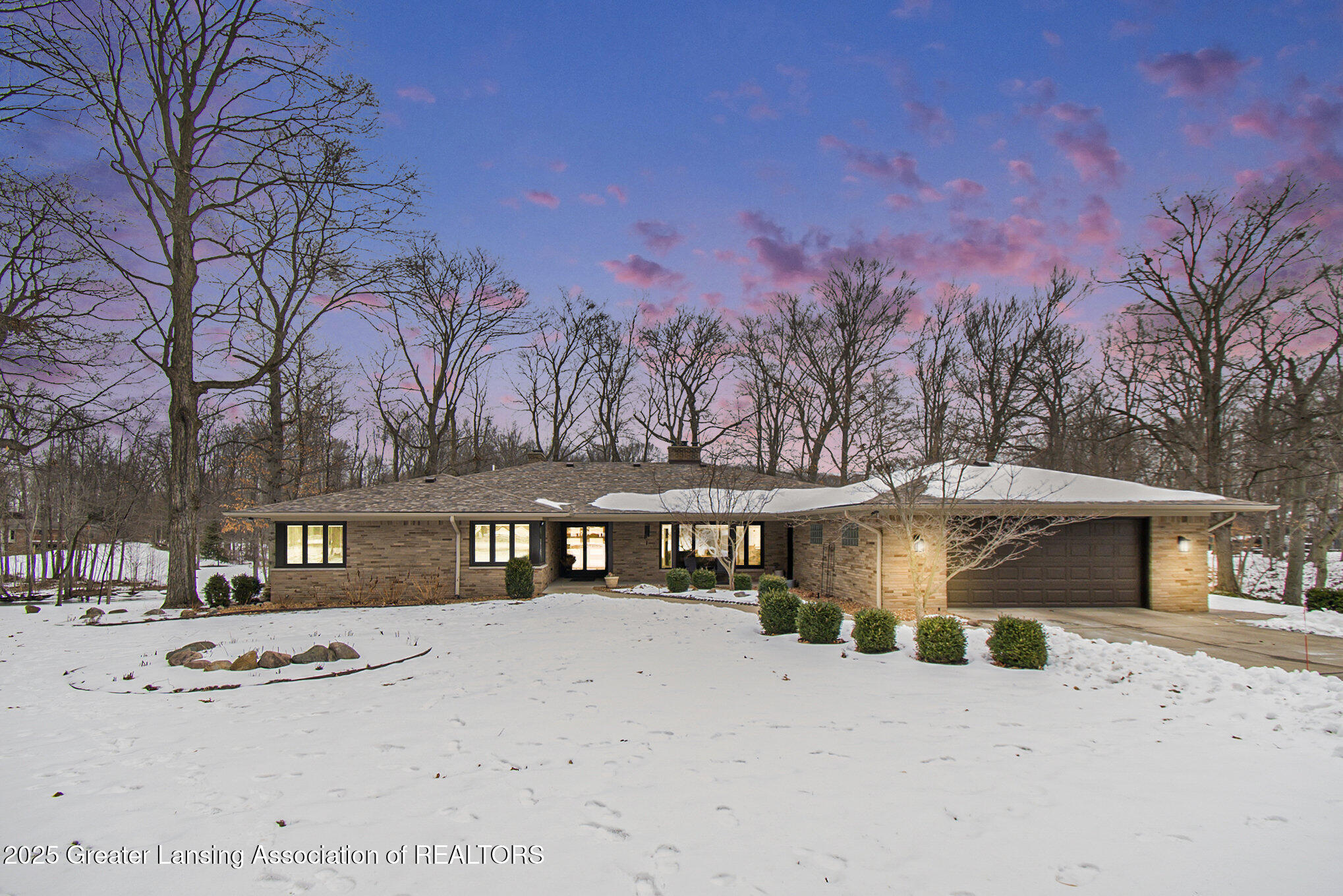 10625 Riverside Drive Dimondale, MI 48821 - Photo 2 of 56 Front Home Evening