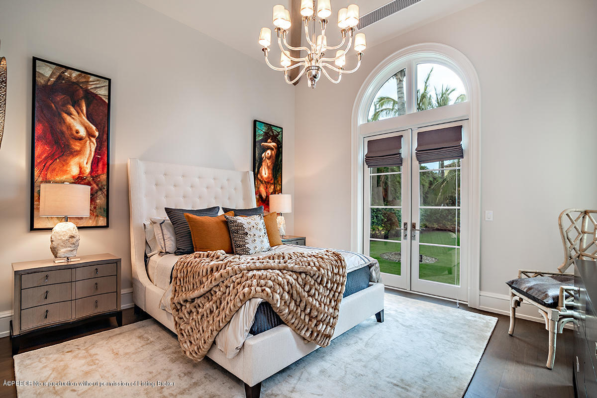 8 Golfview Road Palm Beach, FL 33480 - Photo 41 of 61 a bedroom with a bed and a window