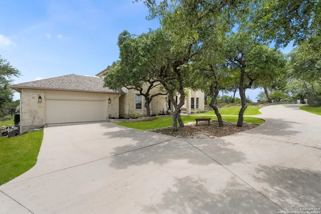 a view of a house with a back yard
