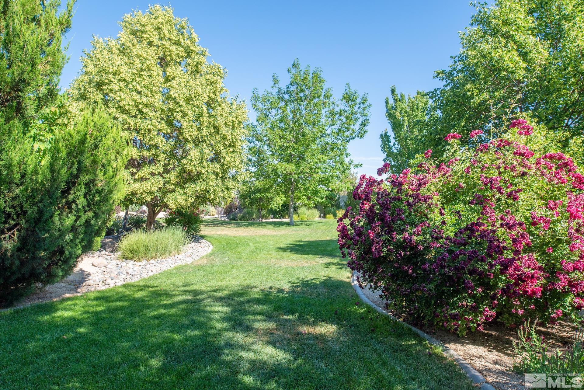 2635 Vitoria Lane Reno, NV 89521 - Photo 30 of 40 a view of a garden