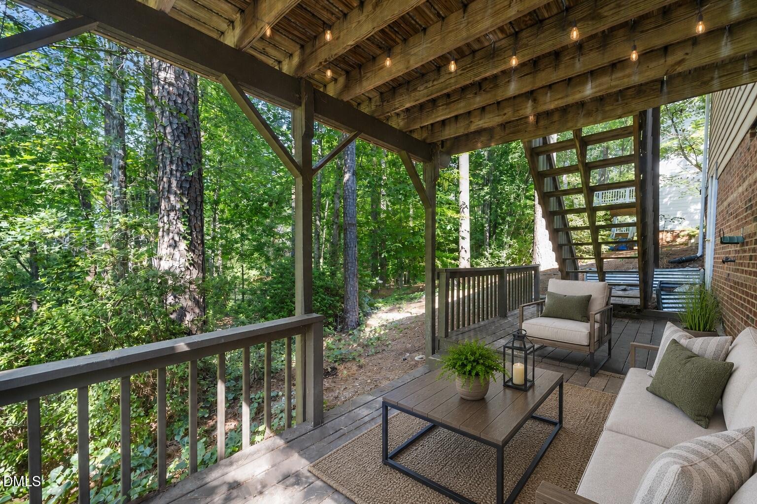 4904 Fortunes Ridge Drive Durham, NC 27713 - Photo 40 of 54 Under porch staged