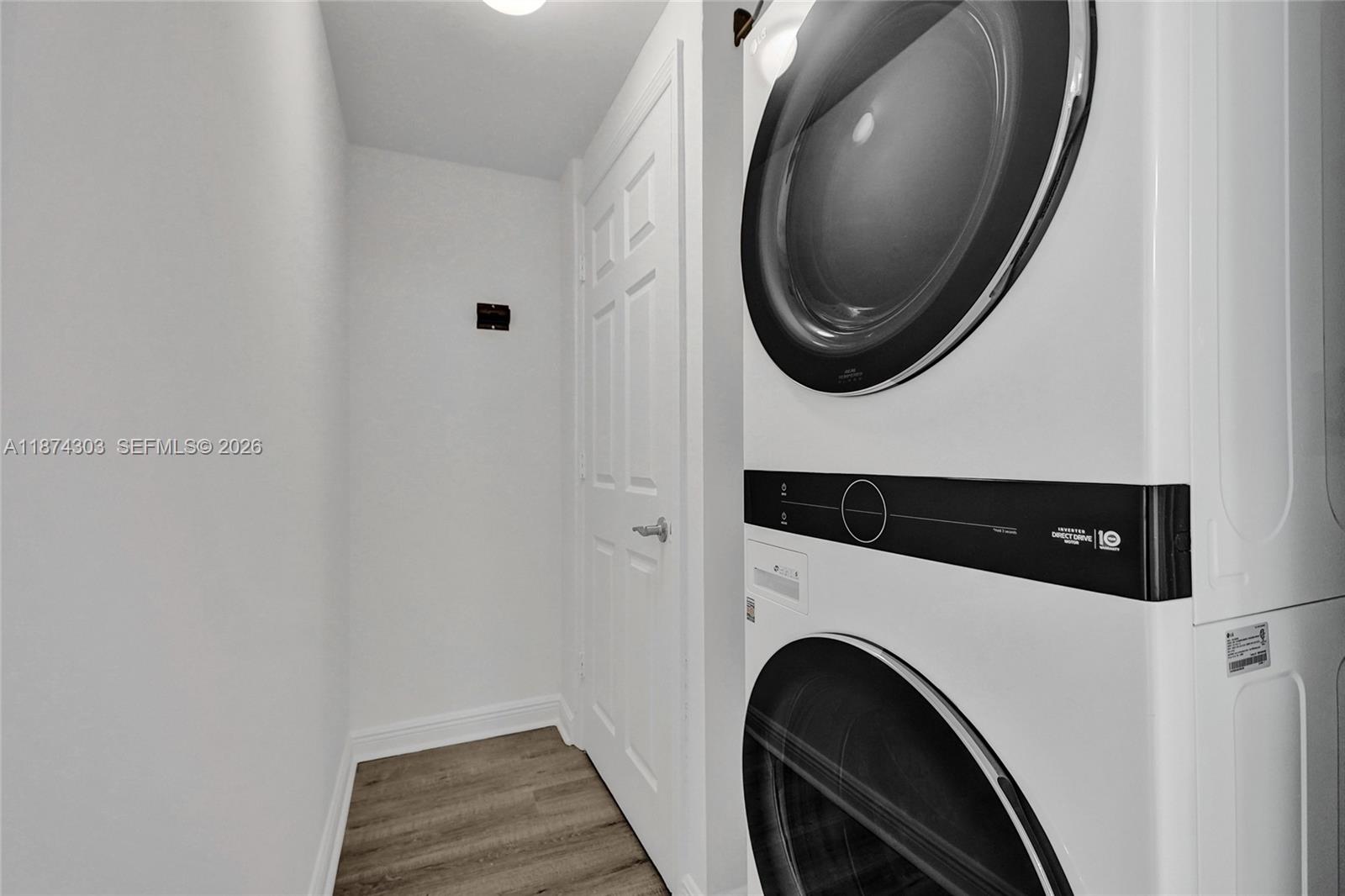 888 Douglas Road, Unit 304 Coral Gables, FL 33134 - Photo 35 of 52 a close up view of a washer and dryer