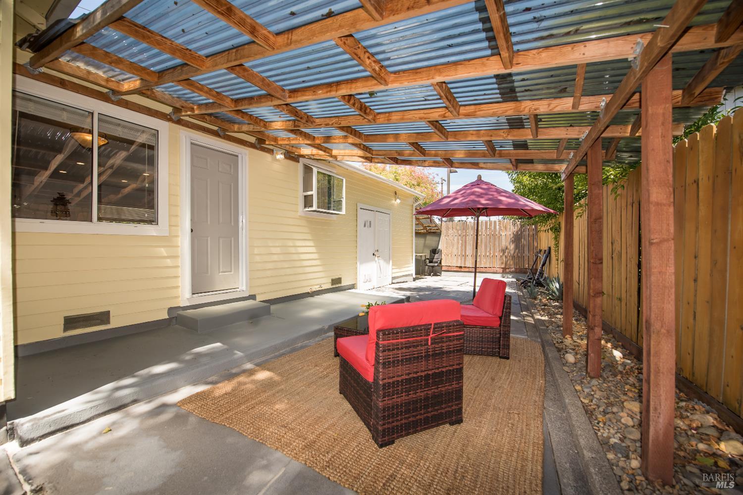 1010 Morgan Street Santa Rosa, CA 95401 - Photo 15 of 16 Covered Patio