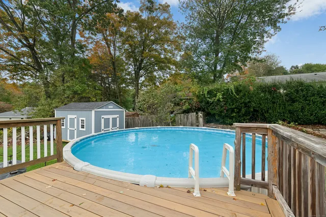 a view of outdoor space and yard with green space