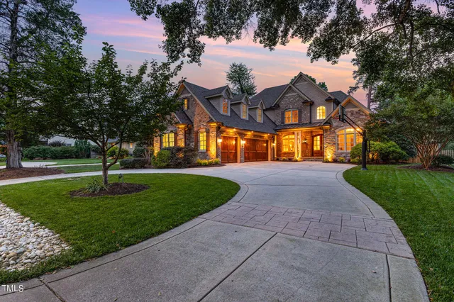 a view of a park with tree s