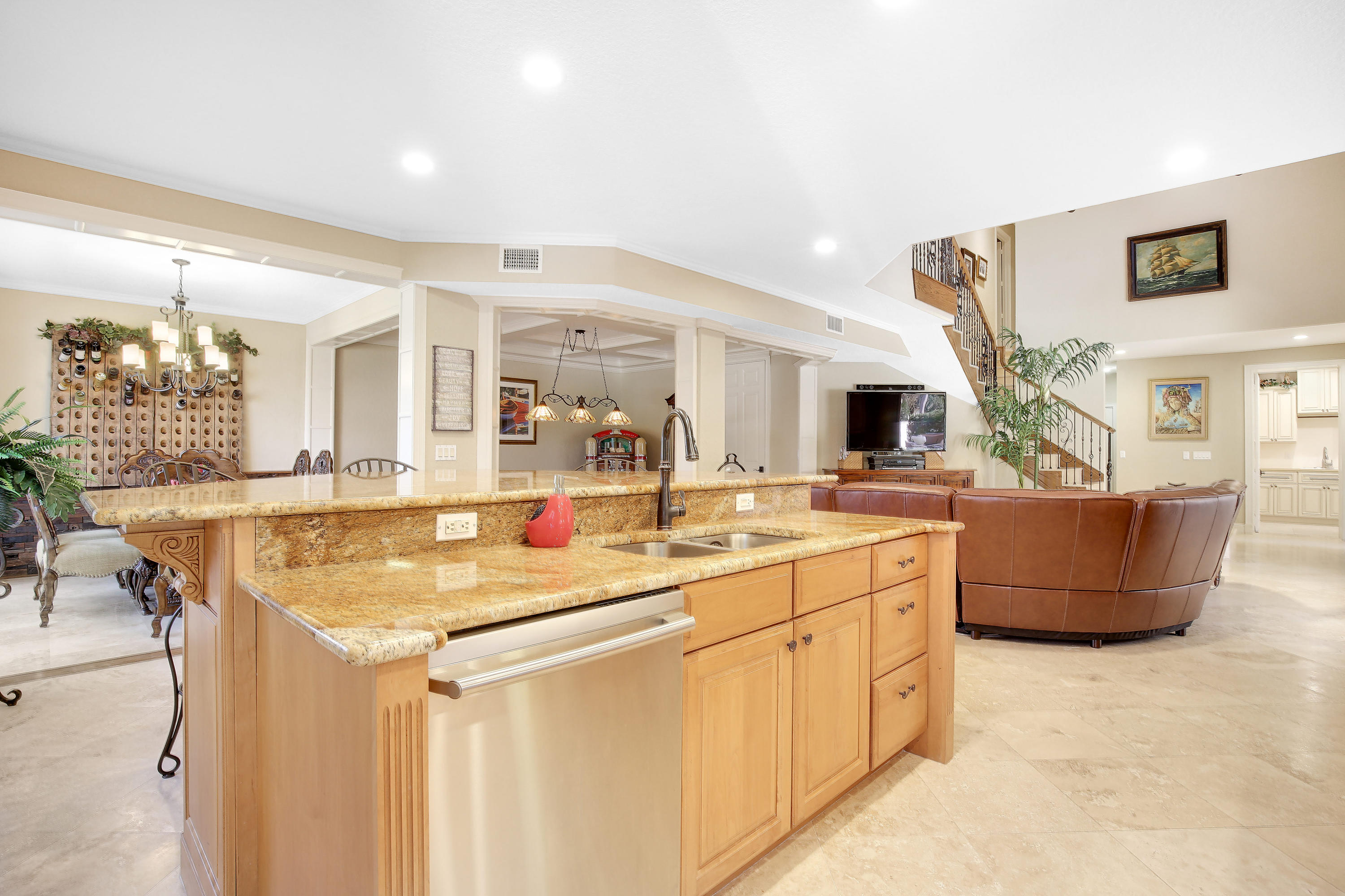 311 Center Street Jupiter, FL 33458 - Photo 15 of 30 Kitchen Off Family Room & Patio