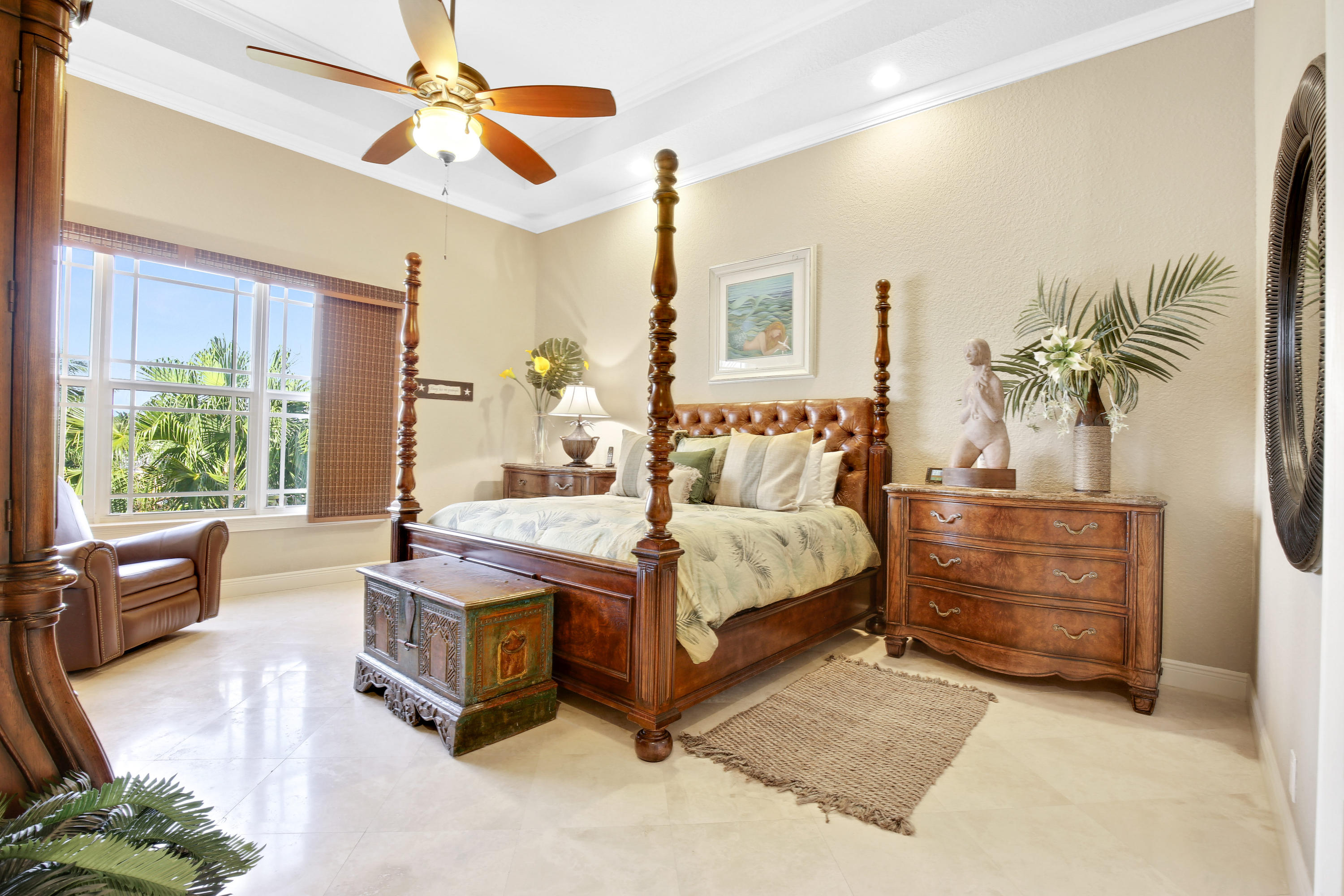 311 Center Street Jupiter, FL 33458 - Photo 8 of 30 Master Bedroom w/ 14ft Ceilings