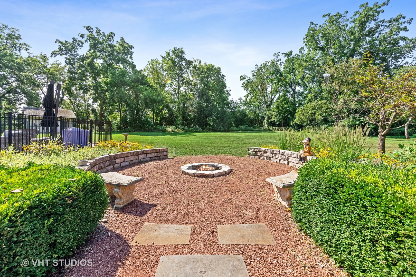 32W651 Honey Hill Circle Wayne, IL 60184 - Photo 40 of 49 a view of a backyard with swimming pool
