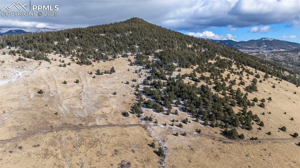 Private Road Cripple Creek, CO 80813 - Photo 3 of 19 a view of a covered with snow in the background
