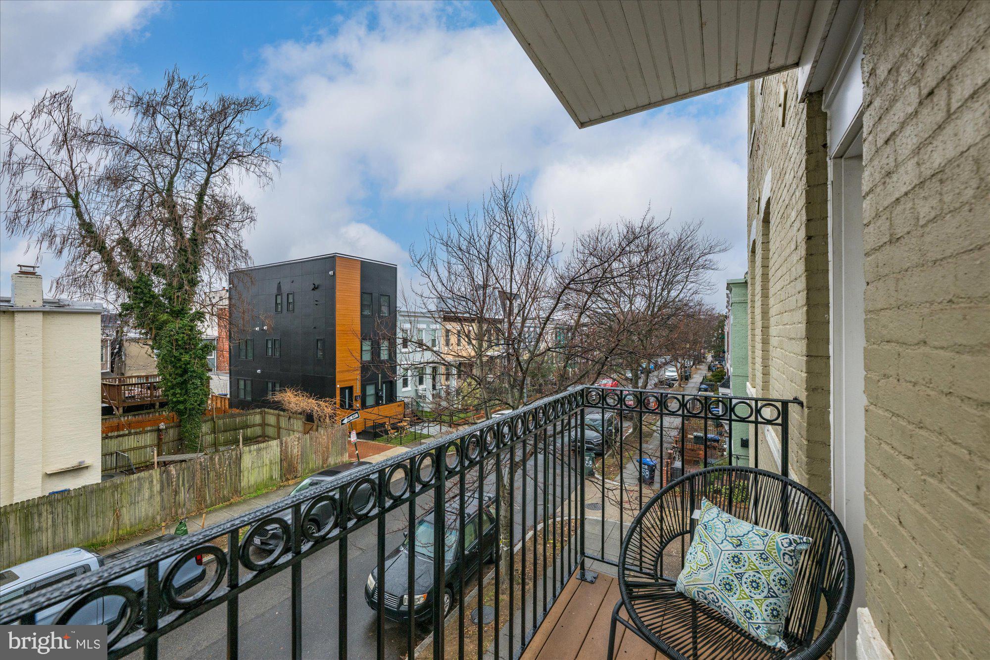 660 Morton Place Northeast, Unit 5 Washington, DC 20002 - Photo 6 of 21 a view of a balcony with chairs