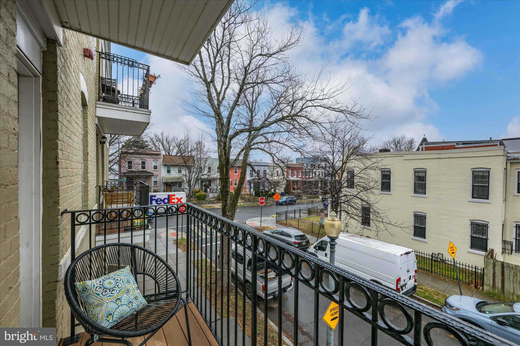 660 Morton Place Northeast, Unit 5 Washington, DC 20002 - Photo 7 of 21 a view of a balcony with chairs