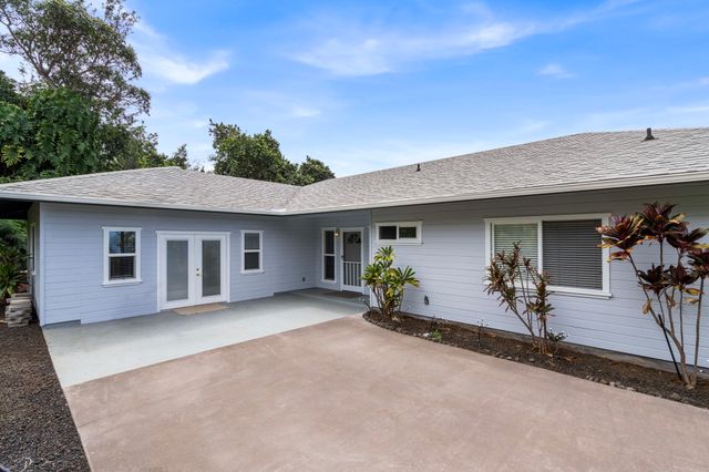 a view of a house with patio