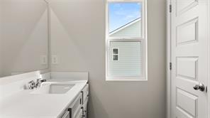 912 Stow Lane Monroe, GA 30655 - Photo 25 of 32 a bathroom with a sink and a mirror