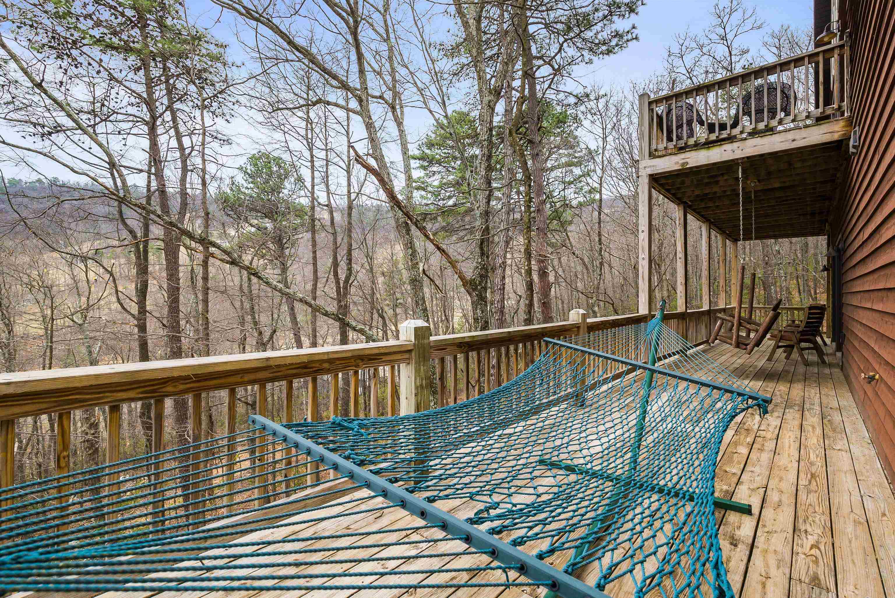 781 Rainier Road McGaheysville, VA 22840 - Photo 44 of 51 a view of balcony with wooden floor and outdoor seating