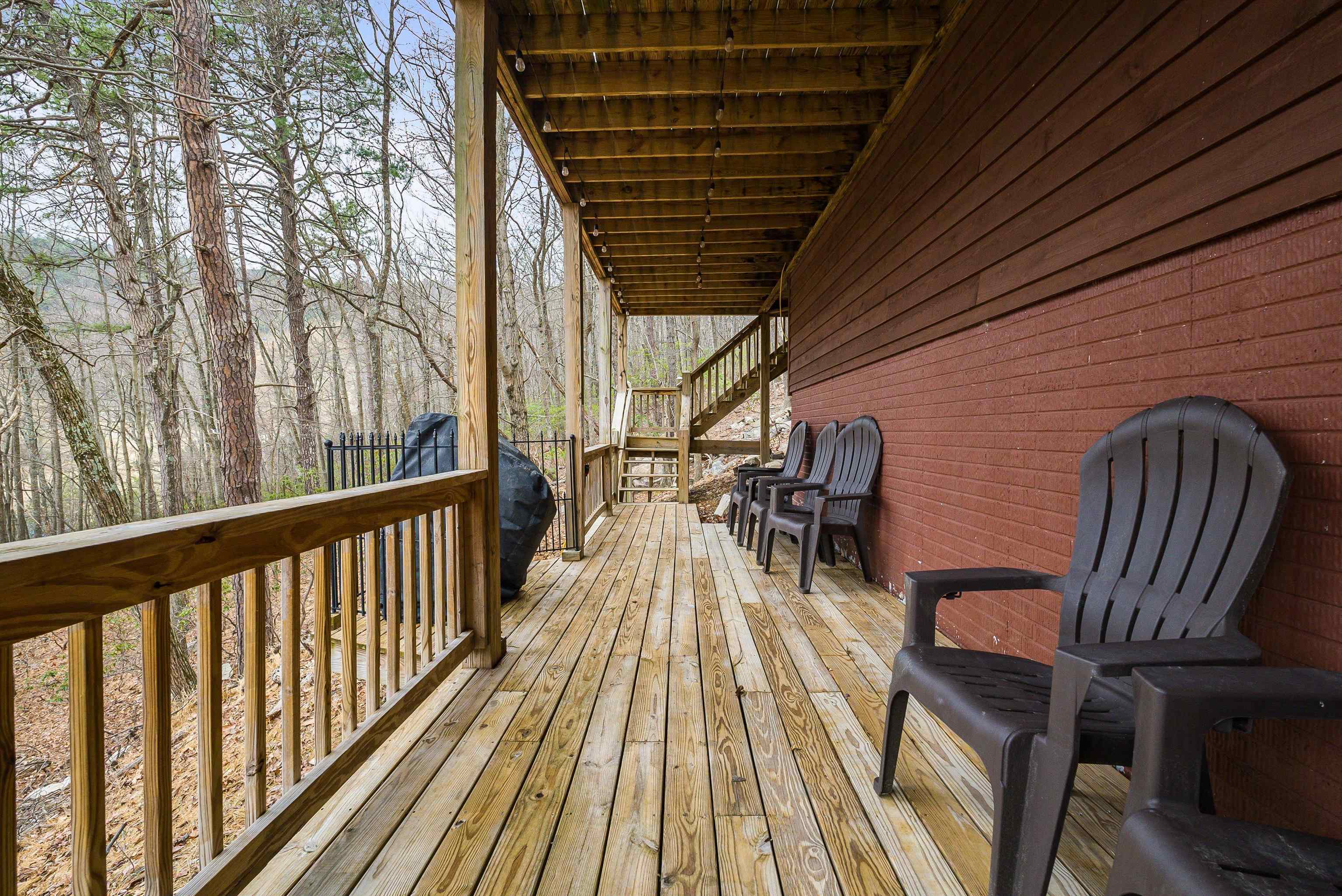 781 Rainier Road McGaheysville, VA 22840 - Photo 47 of 51 a view of balcony with wooden floor and outdoor seating