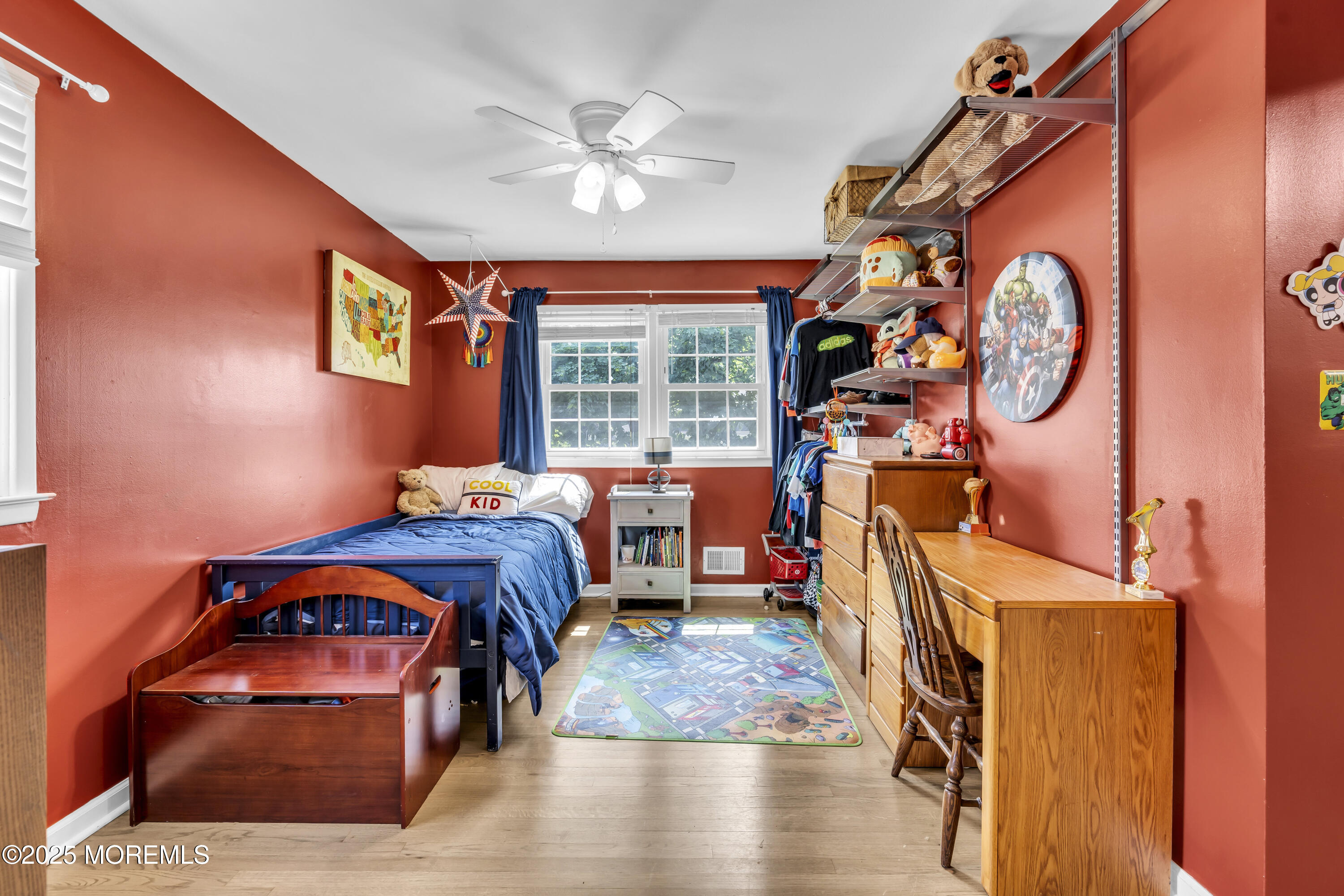 40 South Westfield Road Howell, NJ 07731 - Photo 19 of 36 a bedroom with bed and wooden floor