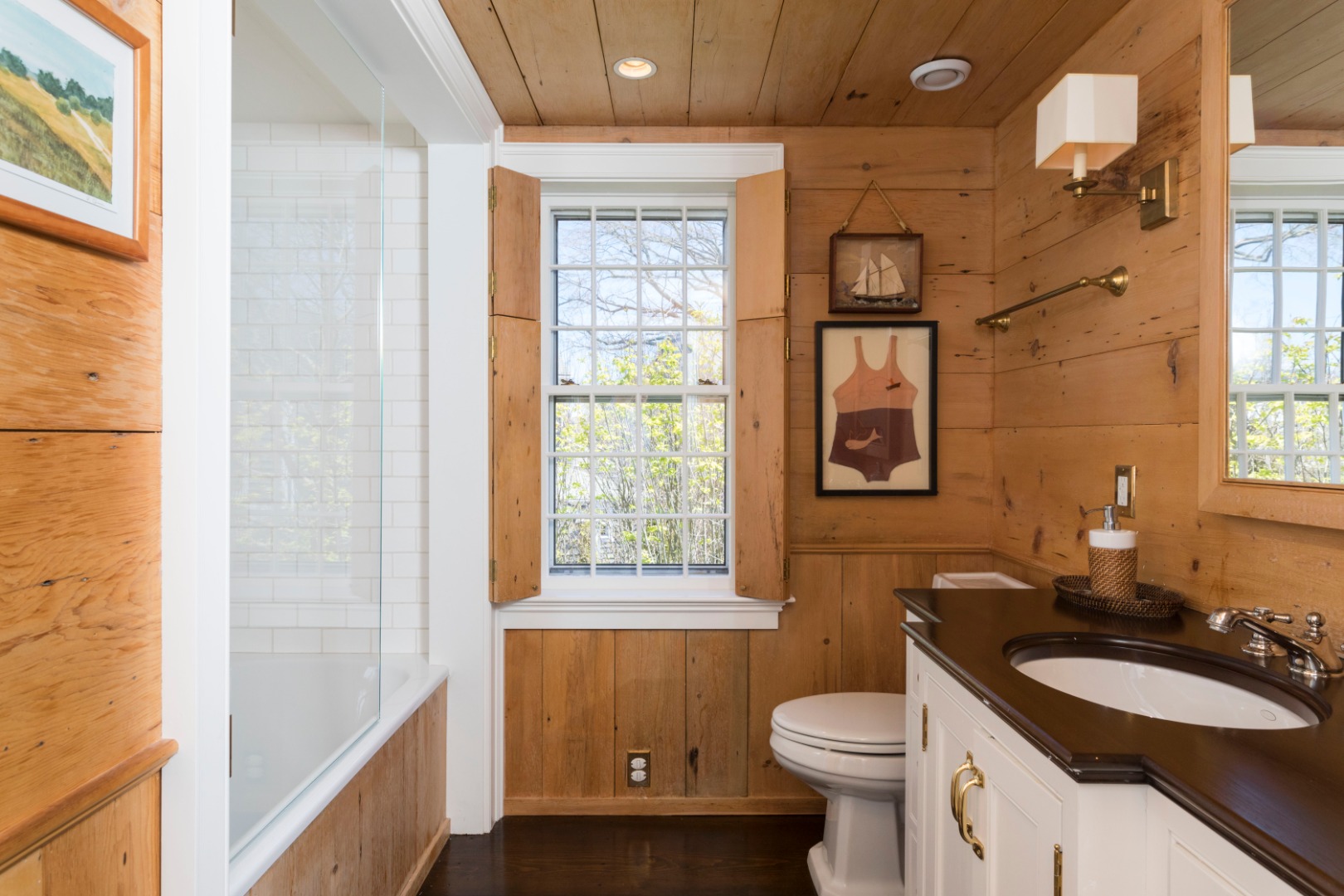 1 Twin Street Nantucket, MA 02554 - Photo 24 of 32 a bathroom with a sink a toilet and tub