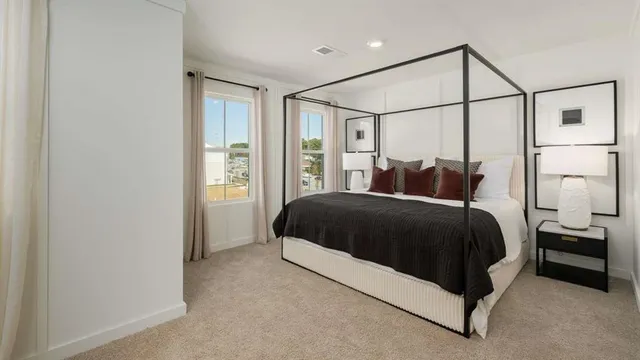 a view of a workspace with furniture