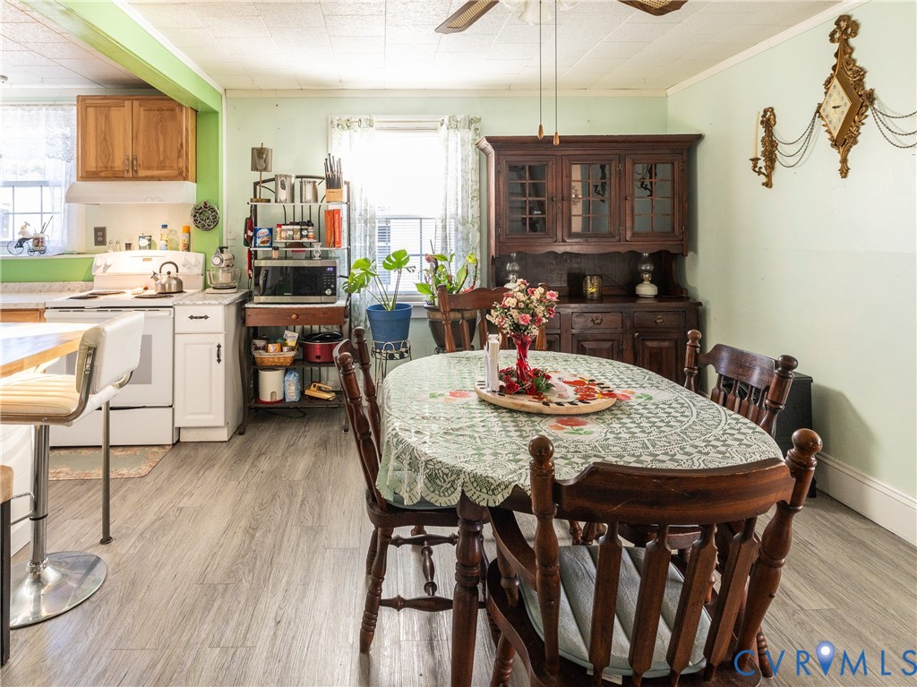 515 Ruthers Road Richmond, VA 23225 - Photo 6 of 34 a view of a dining room with furniture window and wooden floor