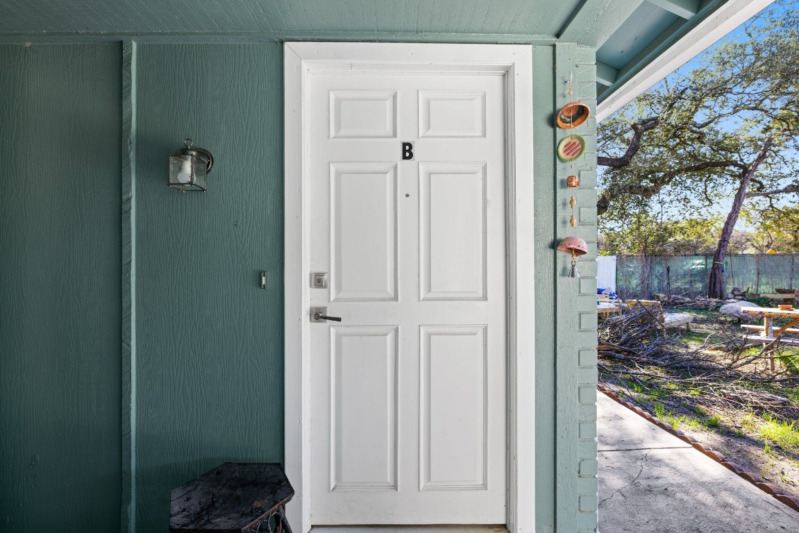 a view of closet area