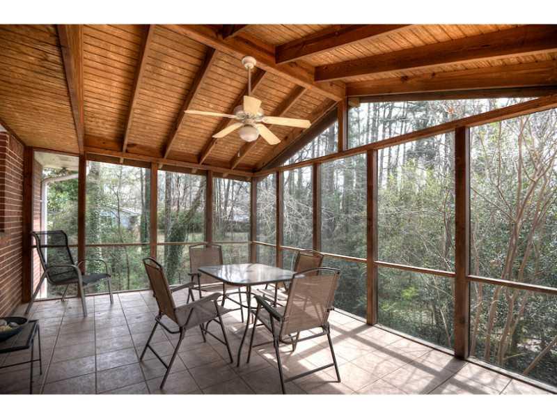 3281 Cardiff Way Decatur, GA 30033 - Photo 1 of 1 Screened Porch. Awesome screen porch with great established yard view!
