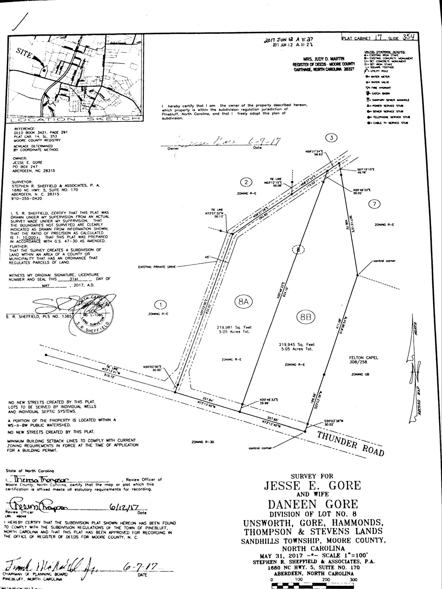 210 Thunder Road Pinebluff, NC 28373 - Photo 3 of 5 survey
