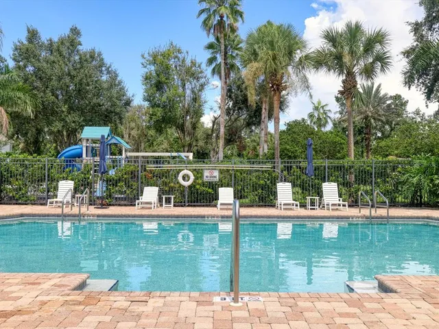 a house view with a lake view