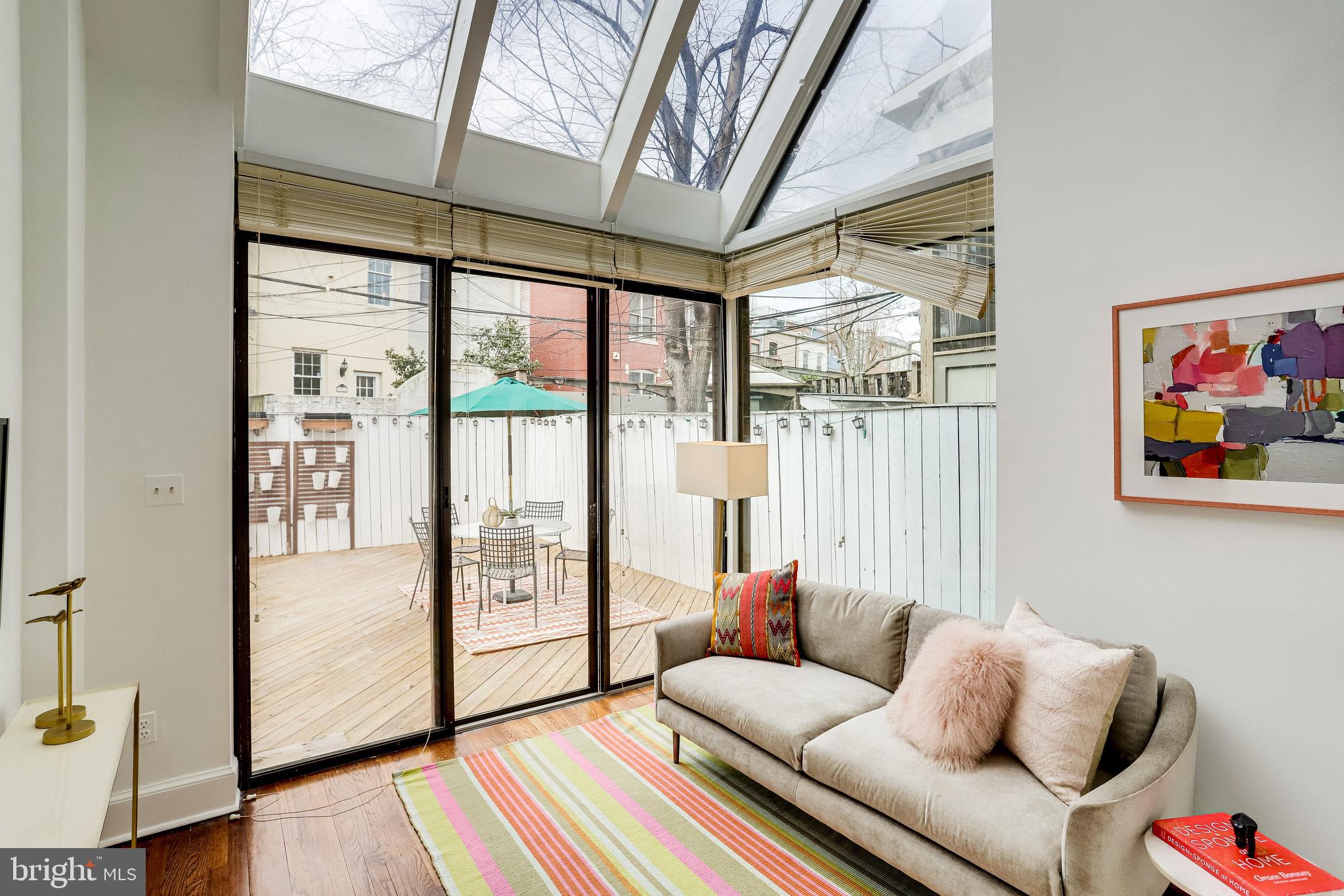 421 First Street Southeast Washington, DC 20003 - Photo 17 of 64 Dramatic flexi family room opens onto large deck