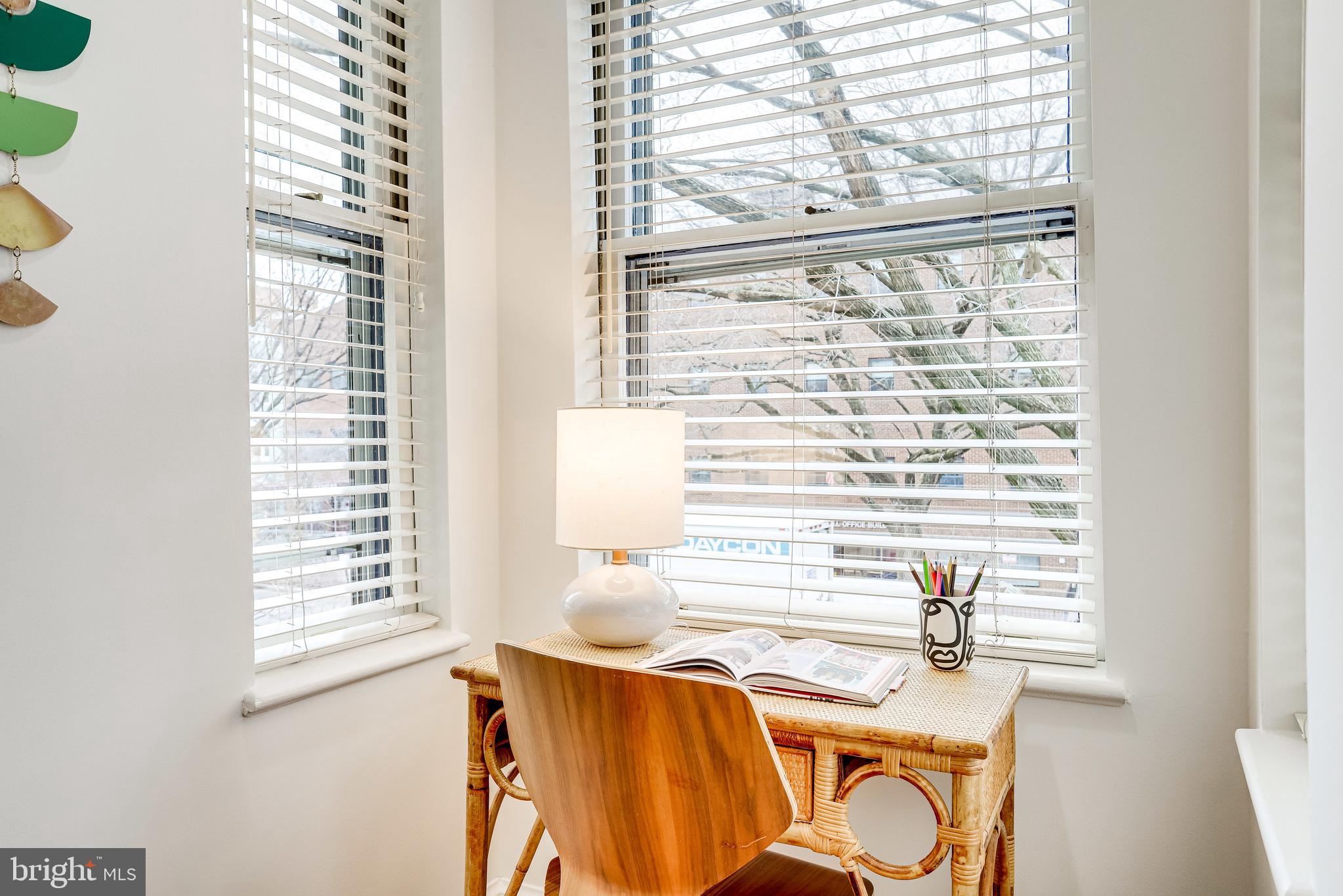 421 First Street Southeast Washington, DC 20003 - Photo 20 of 64 Bright WFH nook looking at trees