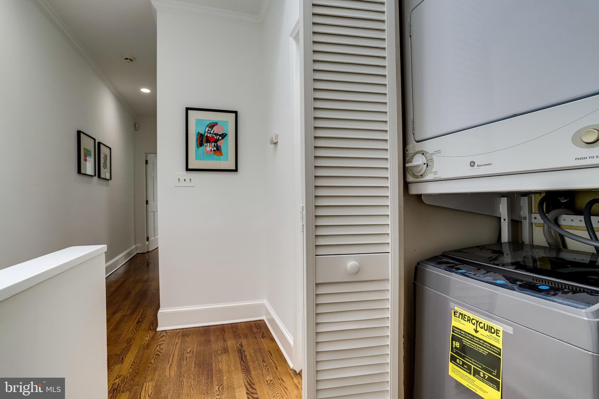 421 First Street Southeast Washington, DC 20003 - Photo 24 of 64 Washer/dryer in upstairs closet (2nd is in bsmnt)
