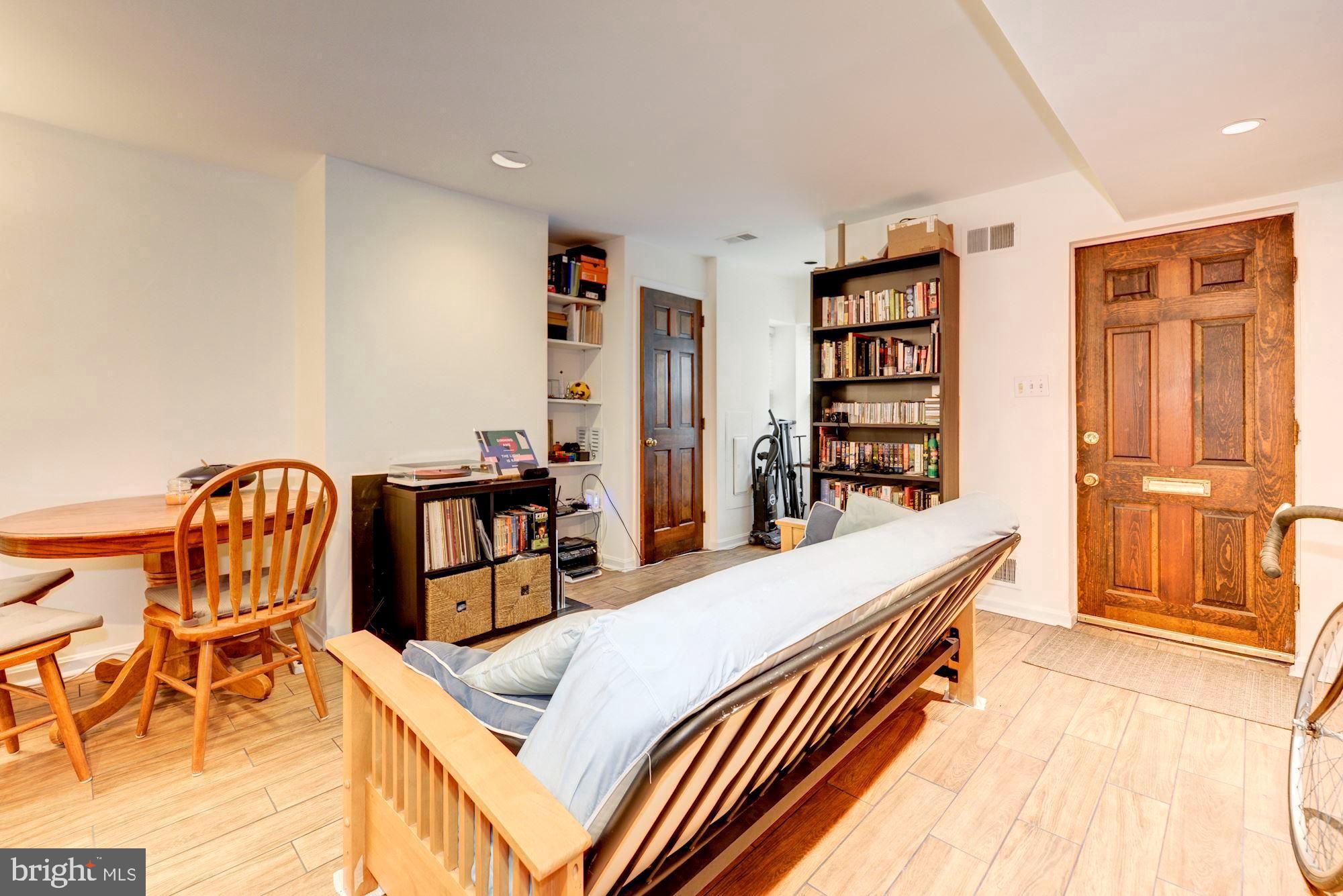 421 First Street Southeast Washington, DC 20003 - Photo 38 of 64 Open plan living/dining area in basement unit