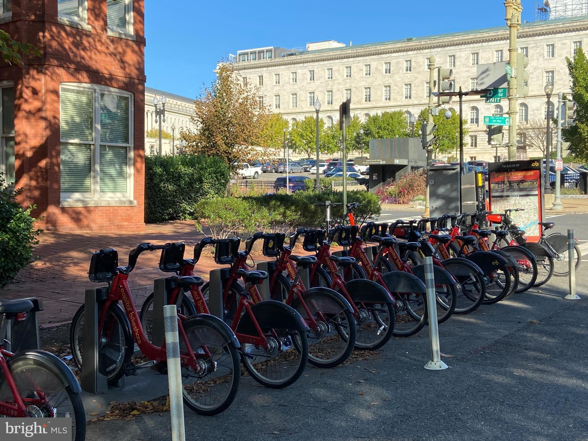 421 First Street Southeast Washington, DC 20003 - Photo 47 of 64 Capital Bikeshare at the end of the block