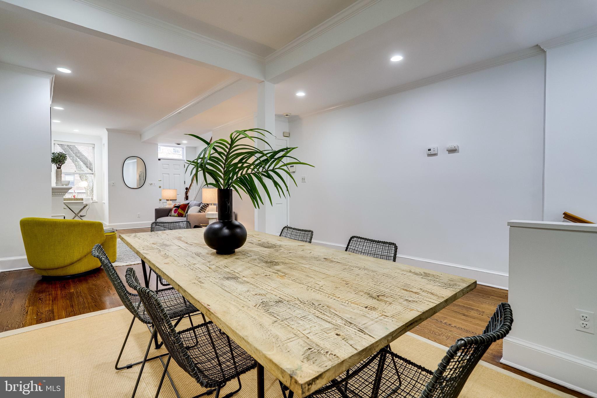 421 First Street Southeast Washington, DC 20003 - Photo 8 of 64 Spacious dining area looking to living area