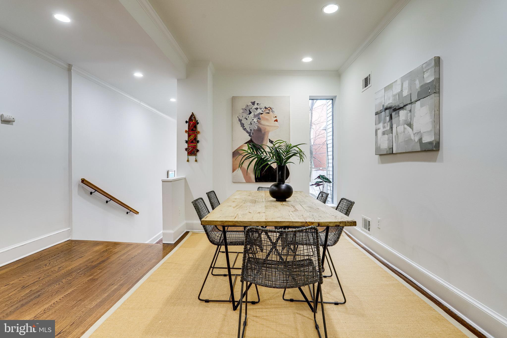 421 First Street Southeast Washington, DC 20003 - Photo 9 of 64 Perfect loca for dramatic art in this dramatic hom