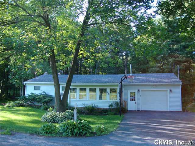 264 County Line Road Granby, NY 13135 - Photo 1 of 1 Exterior Front. Private wooded 1.5 acre setting, h