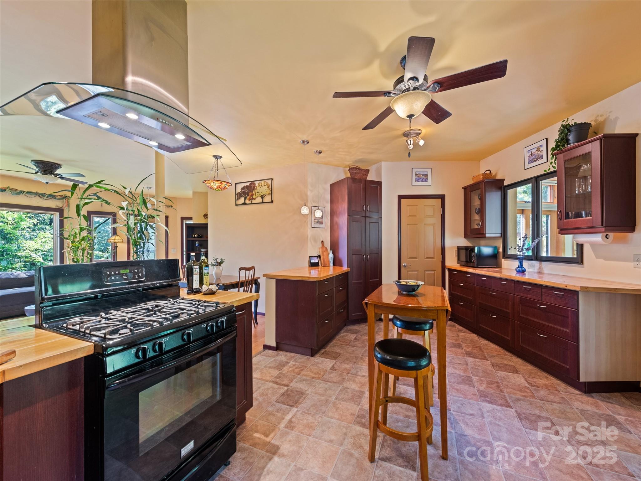 2675 Holbert Cove Road Saluda, NC 28773 - Photo 25 of 48 a kitchen with stainless steel appliances granite countertop a stove and a sink