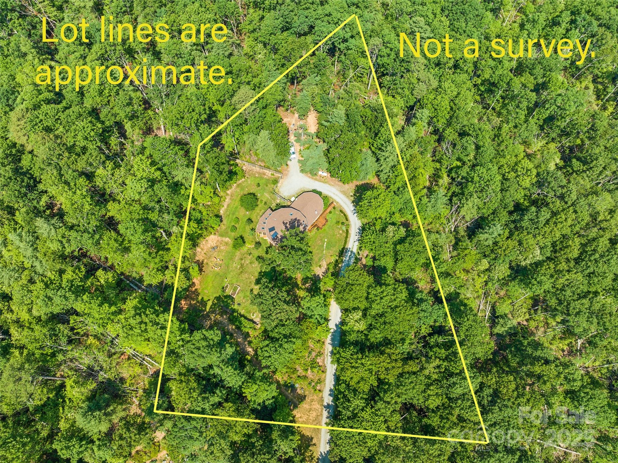 2675 Holbert Cove Road Saluda, NC 28773 - Photo 10 of 48 a backyard of a house with lots of green space