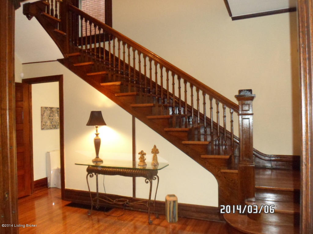 1238 Cherokee Road Louisville, KY 40204 - Photo 10 of 57 Refinished Stairwell & Newel Posts