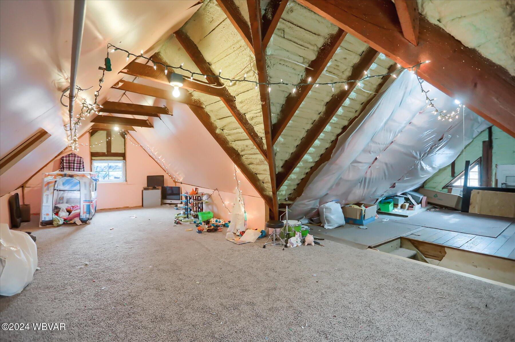 1407 Bloomingrove Road Williamsport, PA 17701 - Photo 25 of 32 Partially finished attic